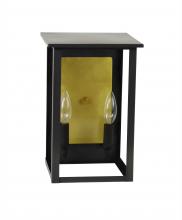 Northeast Lantern 8991R-AC-LT2-CLR-BR85 - Large Ashford With Rectangle Reflector Wall Mount Light