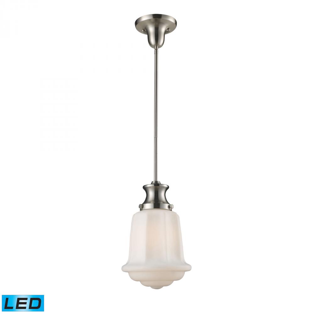 Schoolhouse Pendants 1 Light LED Pendant In Sati