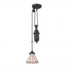 ELK Home 081-TB-04 - Mix-N-Match 1 Light Pulldown Pendant In Tiffany