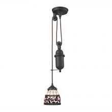 ELK Home 081-TB-13 - Mix-N-Match 1 Light Pulldown Pendant In Tiffany