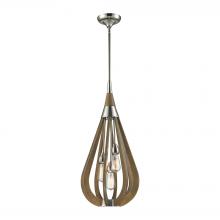 ELK Home 31555/3 - Janette 3-Light Chandelier in Polished Nickel