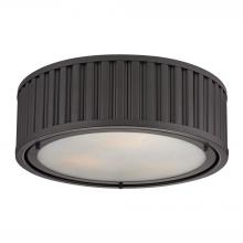 ELK Home 46131/3 - Linden Collection 3 light flush mount in Oil Rubbed Bronze