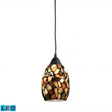 ELK Home 60018-1-LED - Trego 1 Light LED Pendant In Dark Rust With Mult