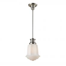 ELK Home 69043-1 - Schoolhouse Pendants 1 Light Pendant In Satin Ni