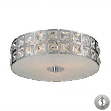 ELK Home 81080/3-LA - Wickham 3 Light Flushmount In Polished Chrome -